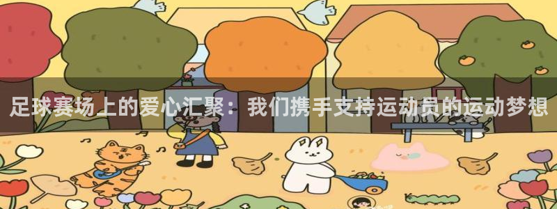 足球赛场上的爱心汇聚：我们携手支持运动员的运动梦想